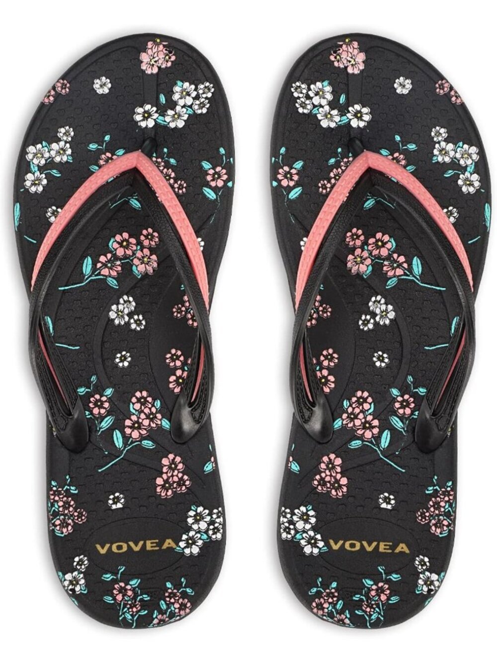 Comfortable Non-Slip Flip Flops for Women - Cushioned Indoor/Outdoor Shower